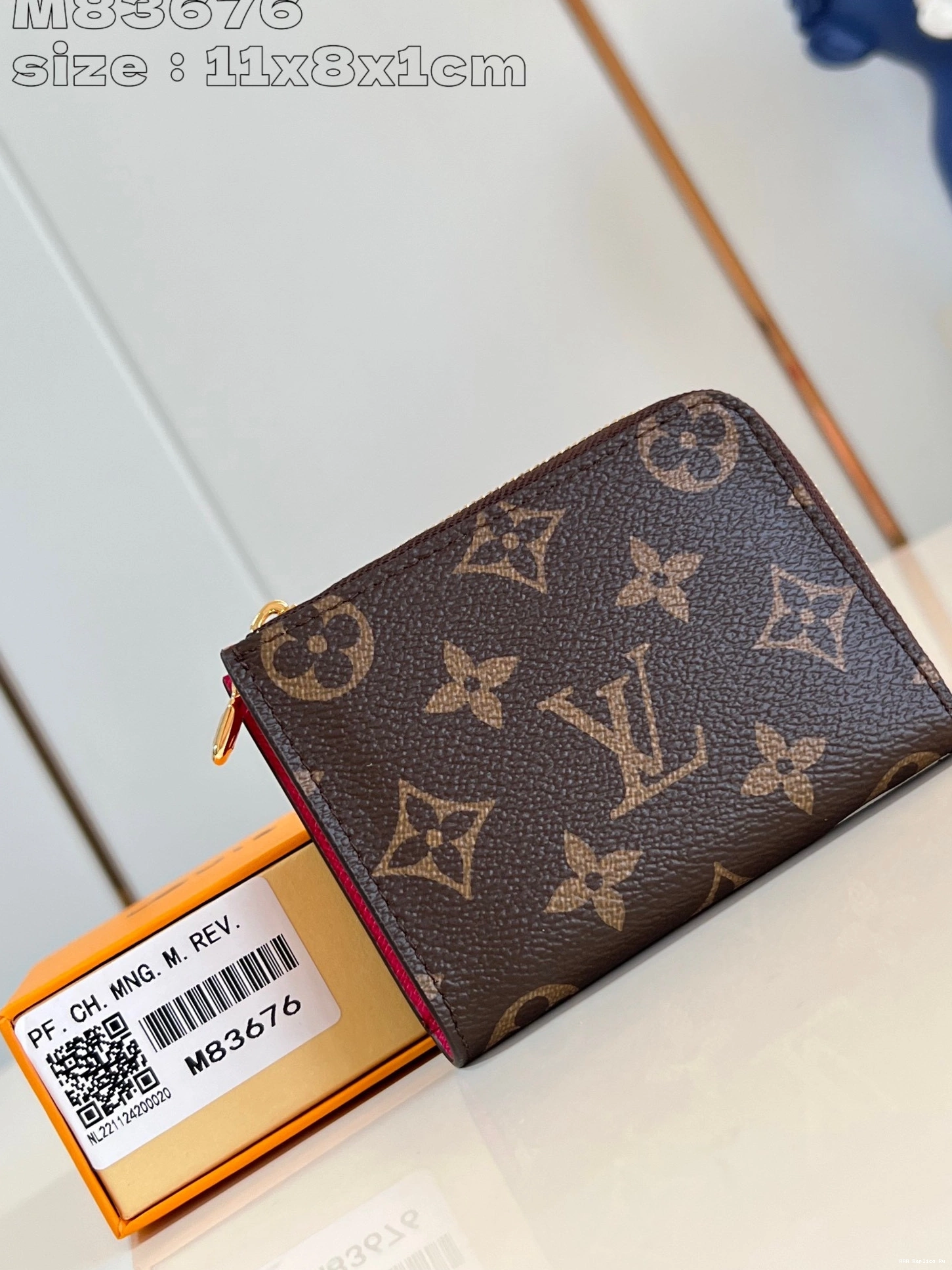 AAA Pruses Bags Noa Vuitton Louis Compact Wallet-11*8.5*1.5CM 0807